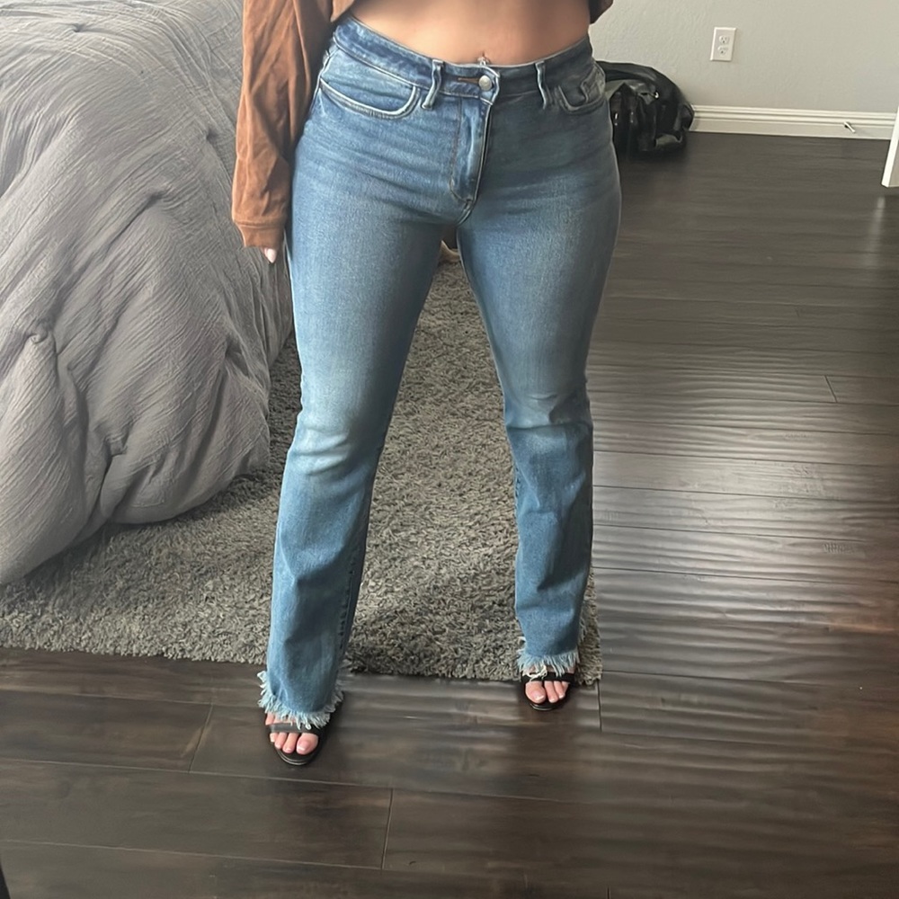 Sam Edelman frayed jeans